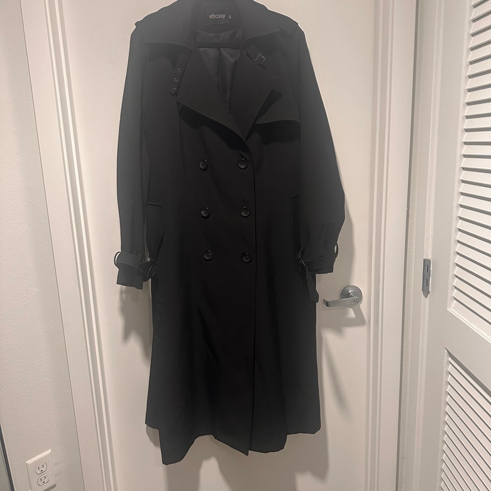 Classic Black Trench Coat